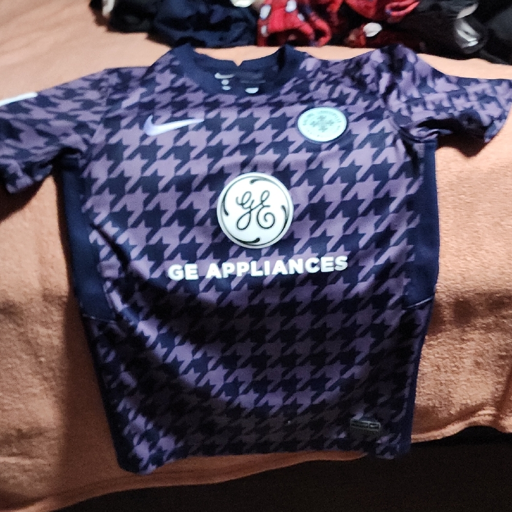 Nike Kids' Purple and Navy Jersey